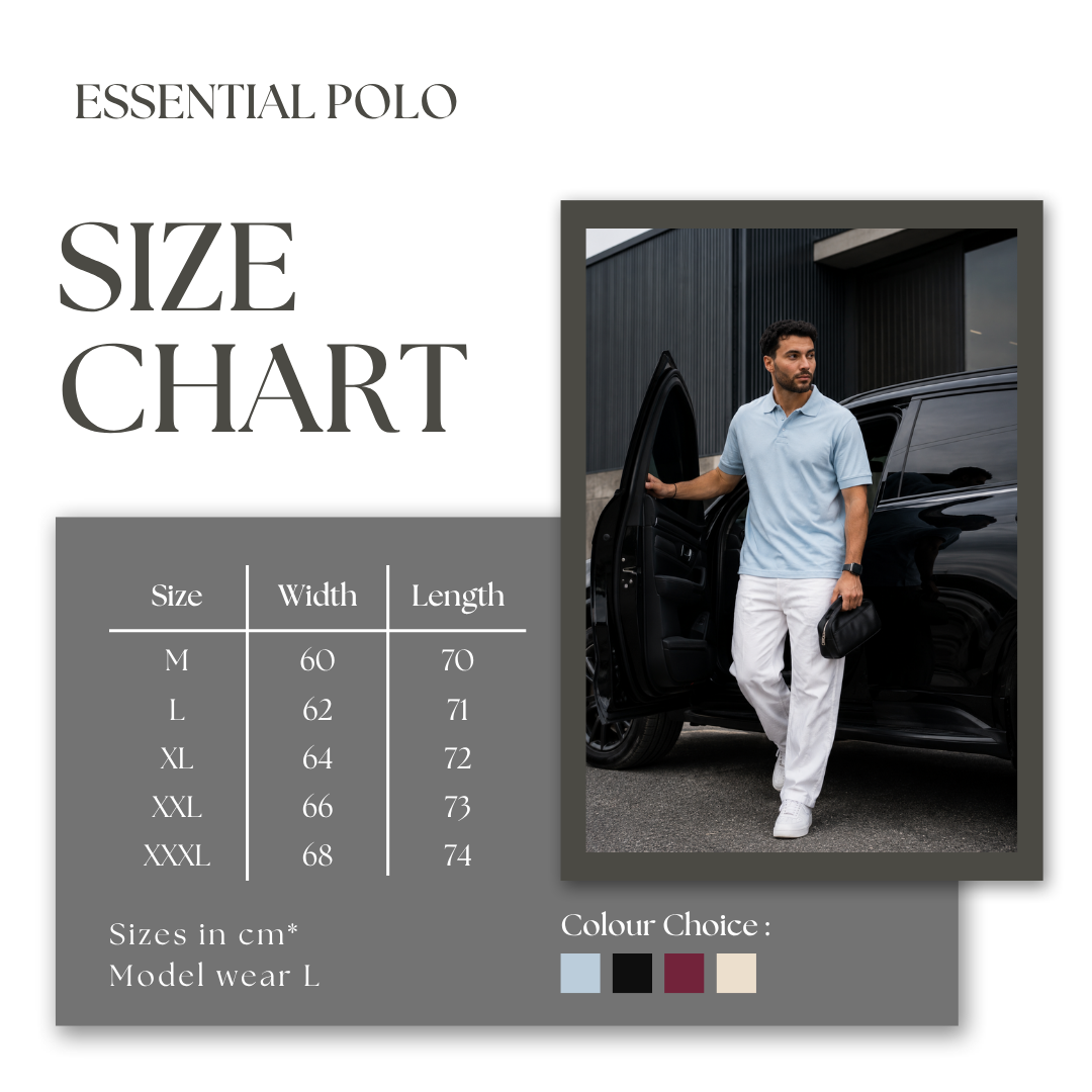 Essential Polo - Baby Blue