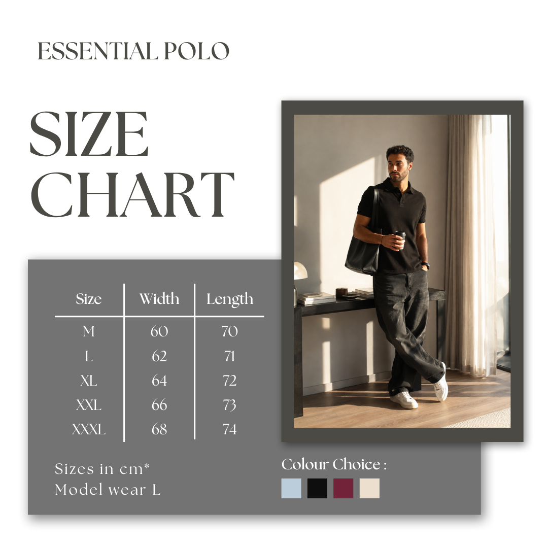 Essential Polo - Black