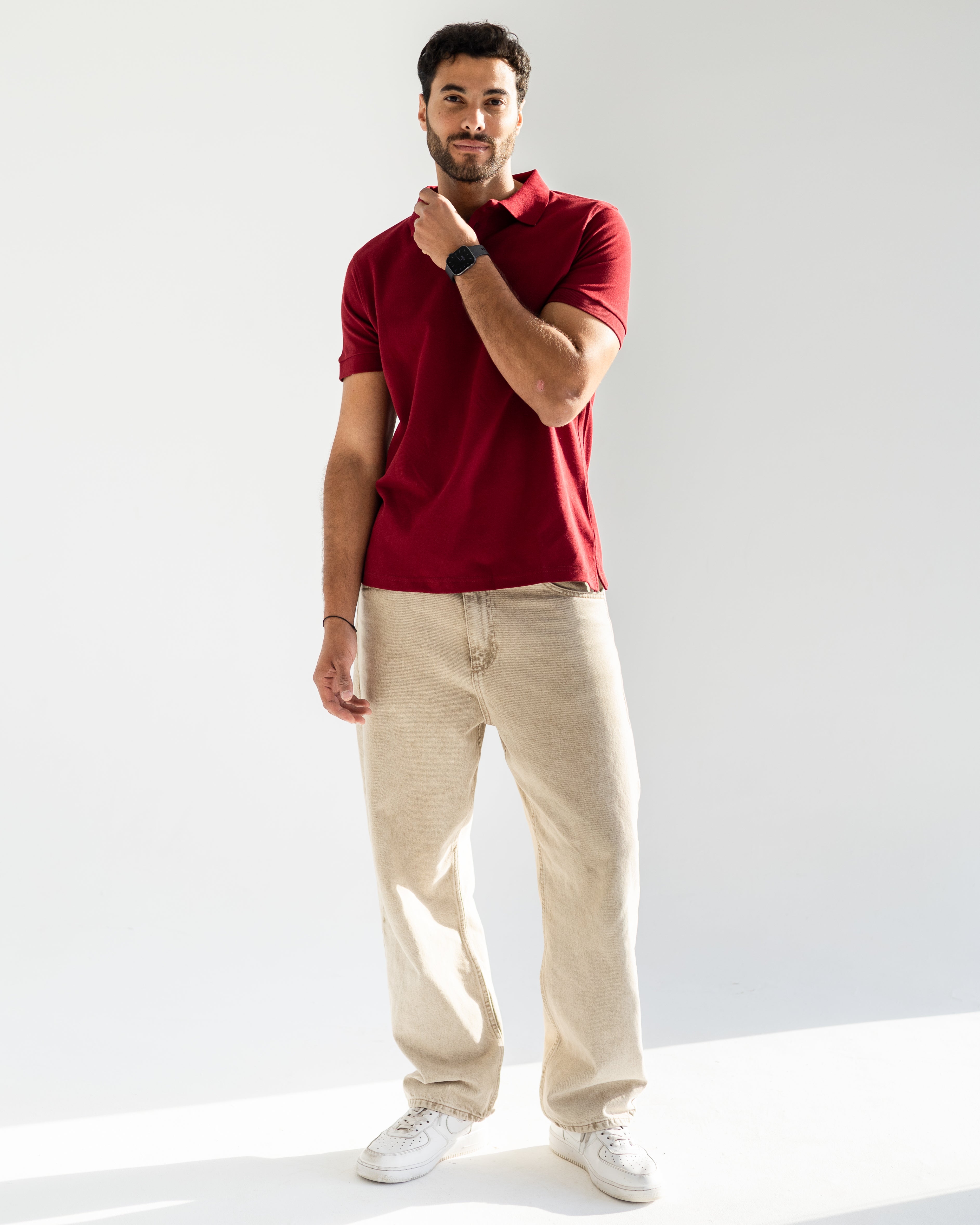 Essential Polo - Burgundy