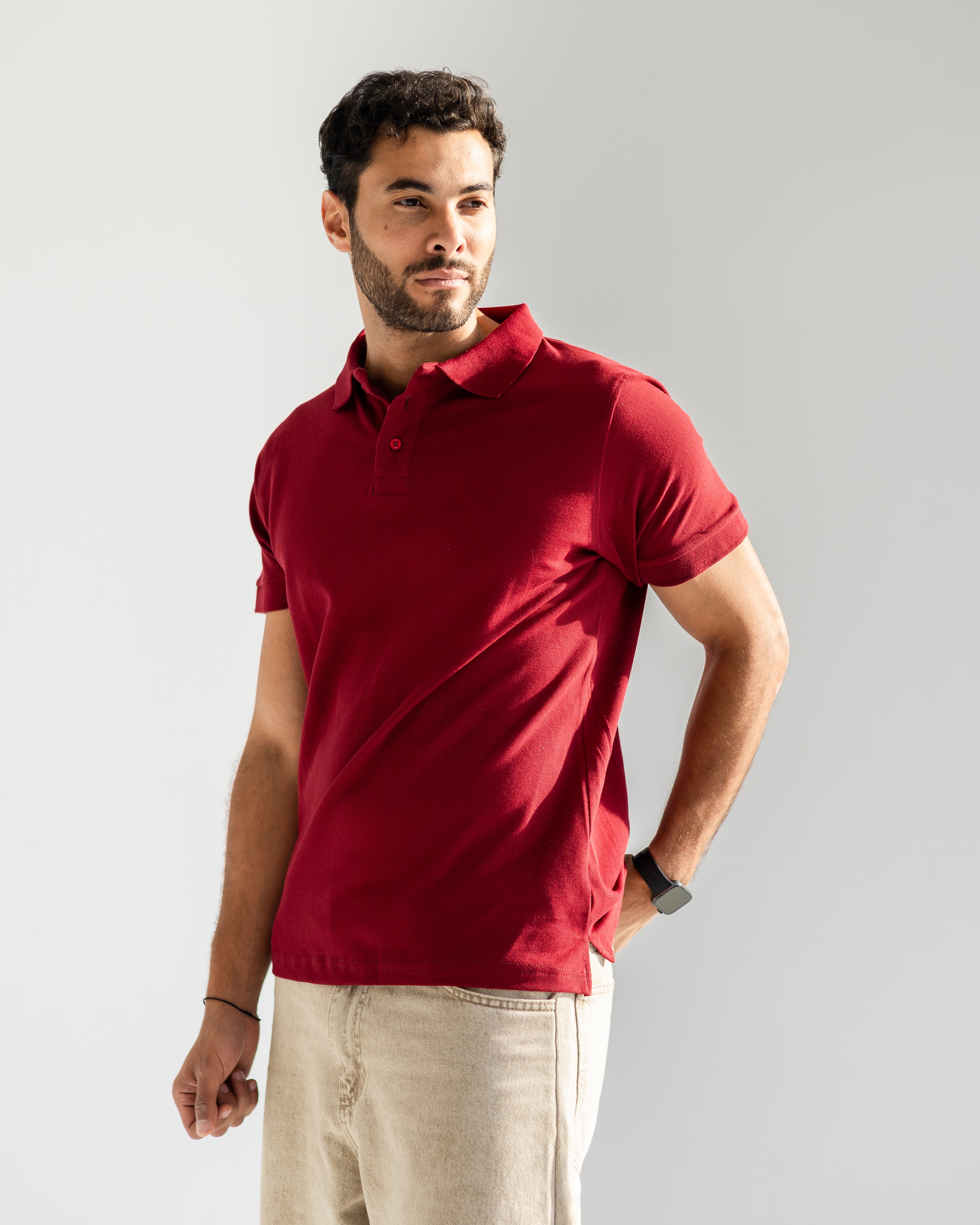 Essential Polo - Burgundy