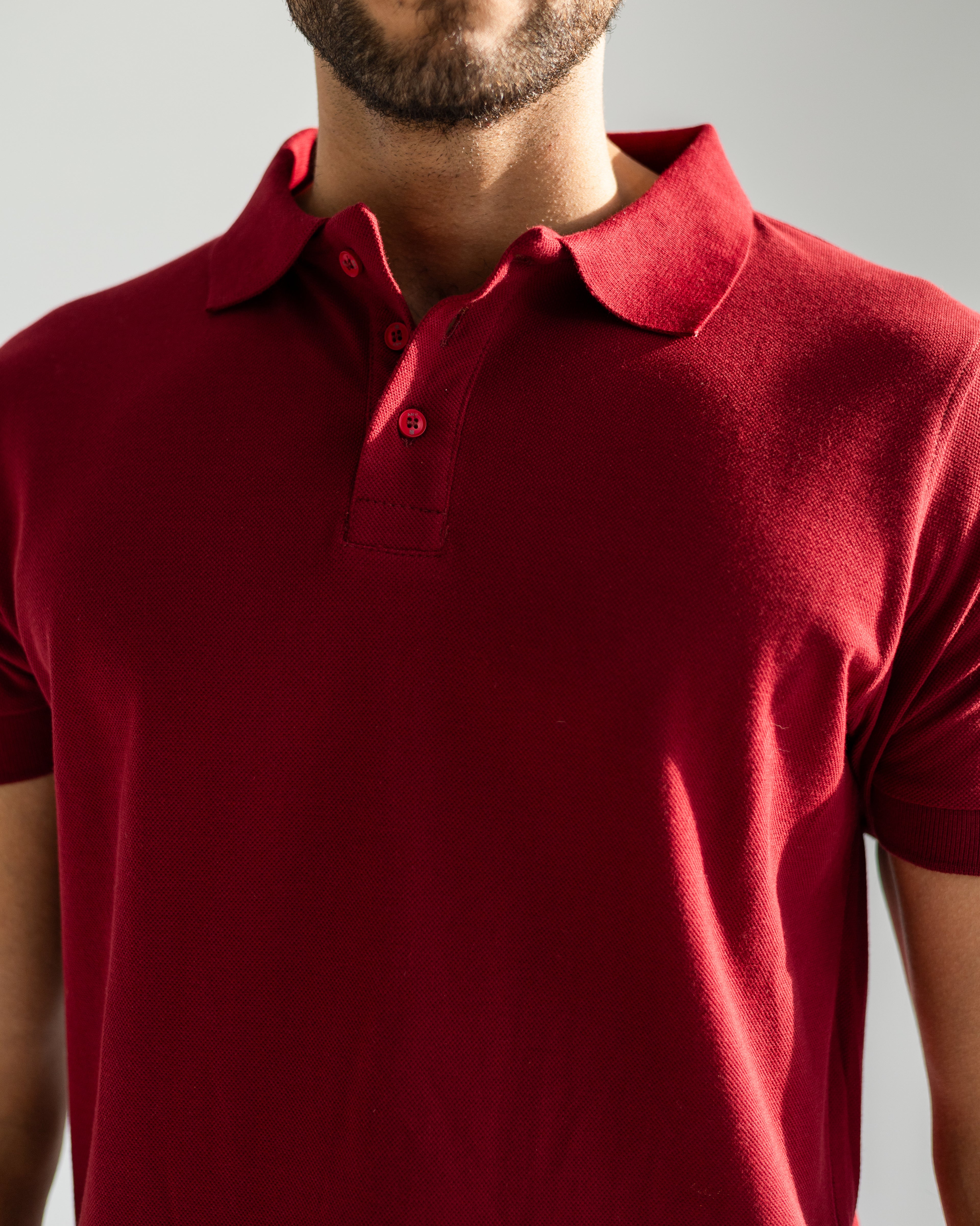 Essential Polo - Burgundy