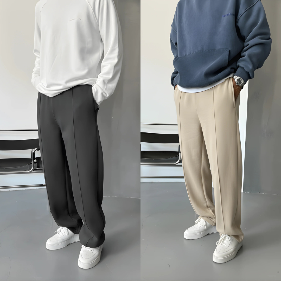Wide-Leg Sweatpants