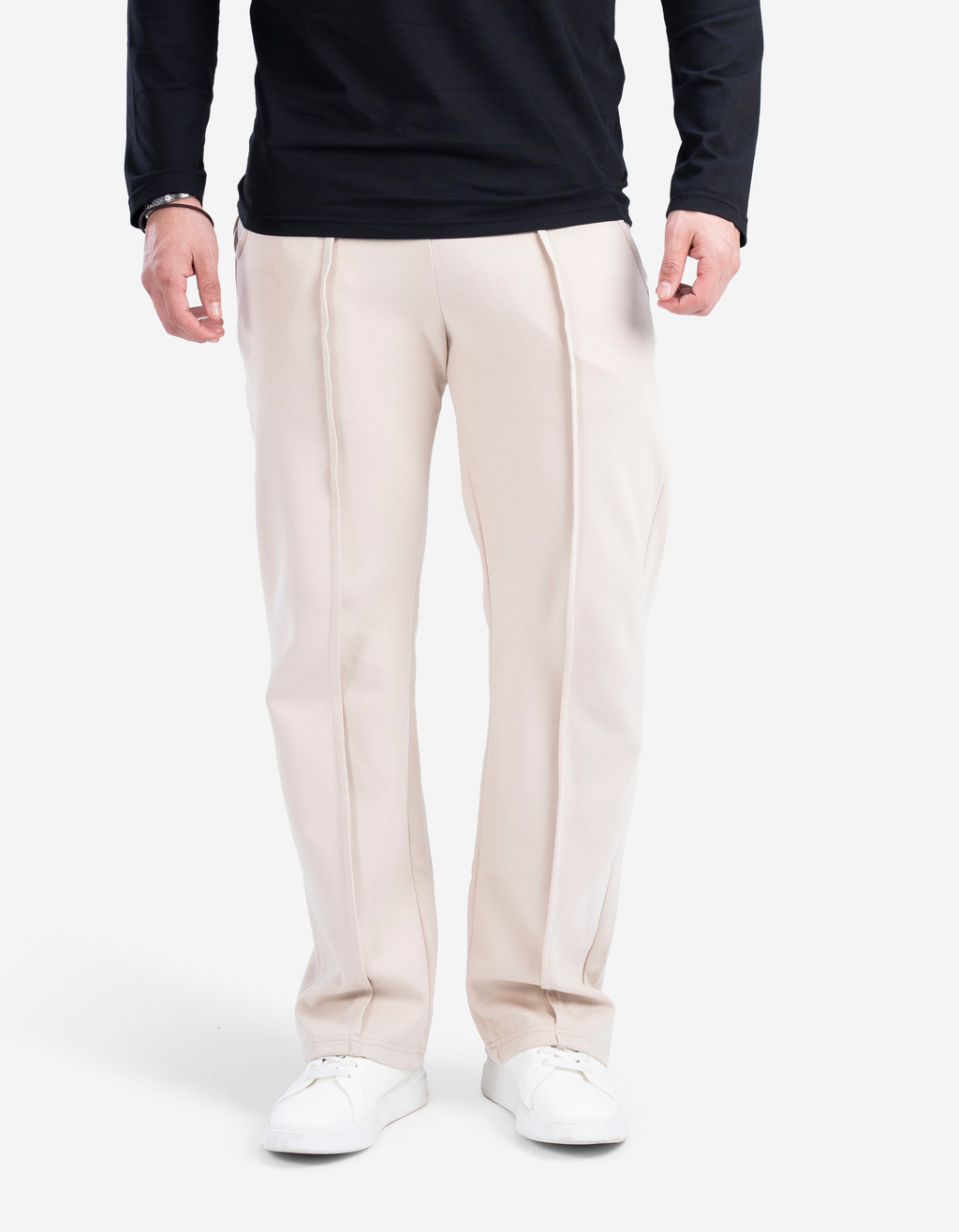 Wide-Leg Sweatpants
