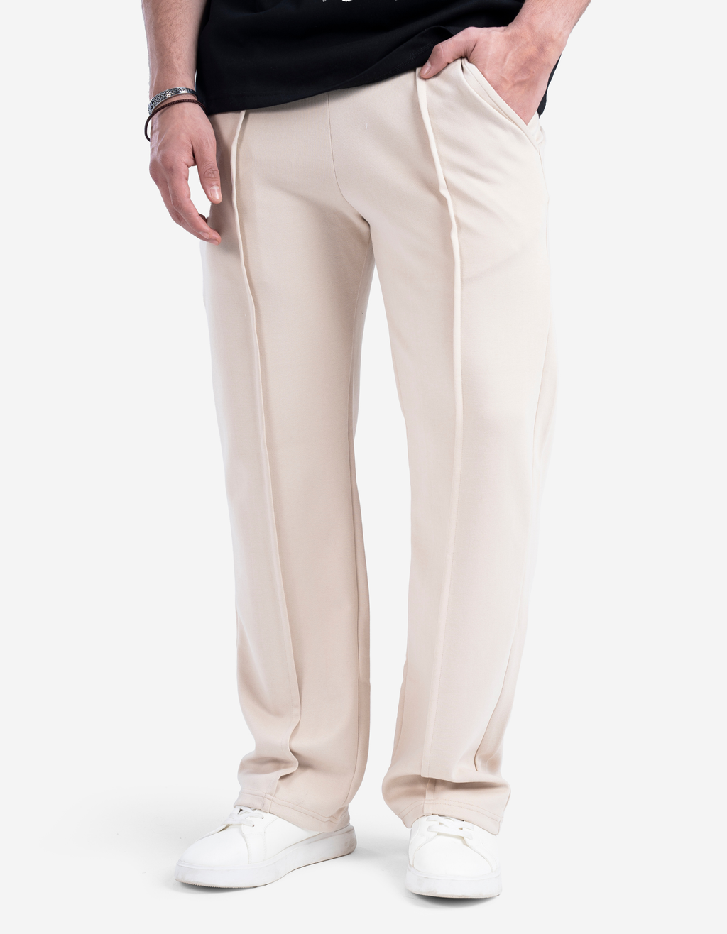 Wide-Leg Sweatpants